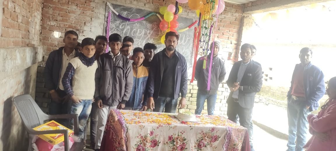 A celebration day with the children